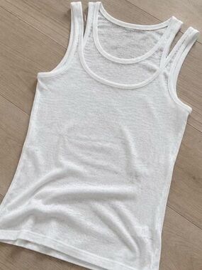 Classic White Women's Tank Top - Breathable Everyday Layer